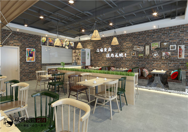 銀川老關(guān)餐廳裝修設(shè)計案例_nxjdhl_銀川餐廳裝修公司_PY