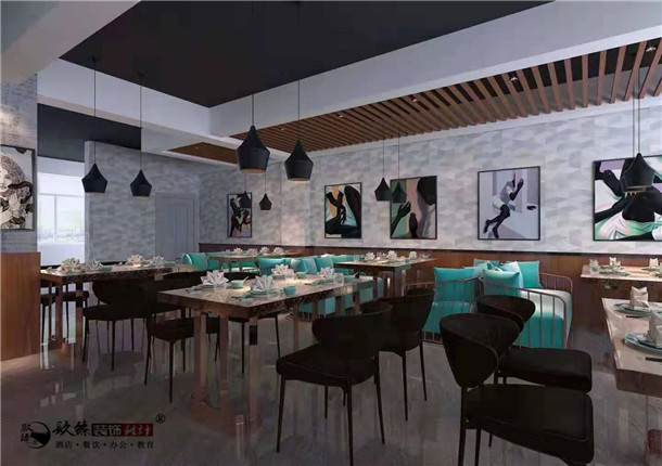 銀川食狼餐廳裝修設(shè)計案例_nxjdhl_銀川餐廳裝修公司_PY