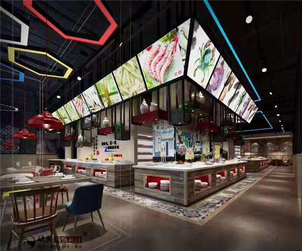 銀川九月椒自助火鍋店裝修設(shè)計案例_nxjdhl|銀川火鍋店裝修設(shè)計公司_PY