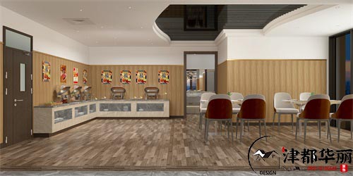 銀川津都華麗裝飾|銀川金融中心員工餐廳設(shè)計(jì)方案鑒賞|銀川裝修公司推薦