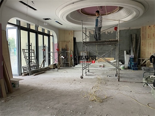 銀川裝修公司|銀川鳩悅宴會(huì)廳裝修施工進(jìn)度