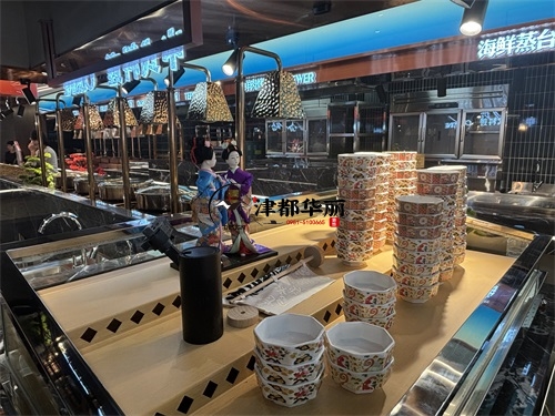 銀川自助餐廳裝修設計項目|津都華麗設計